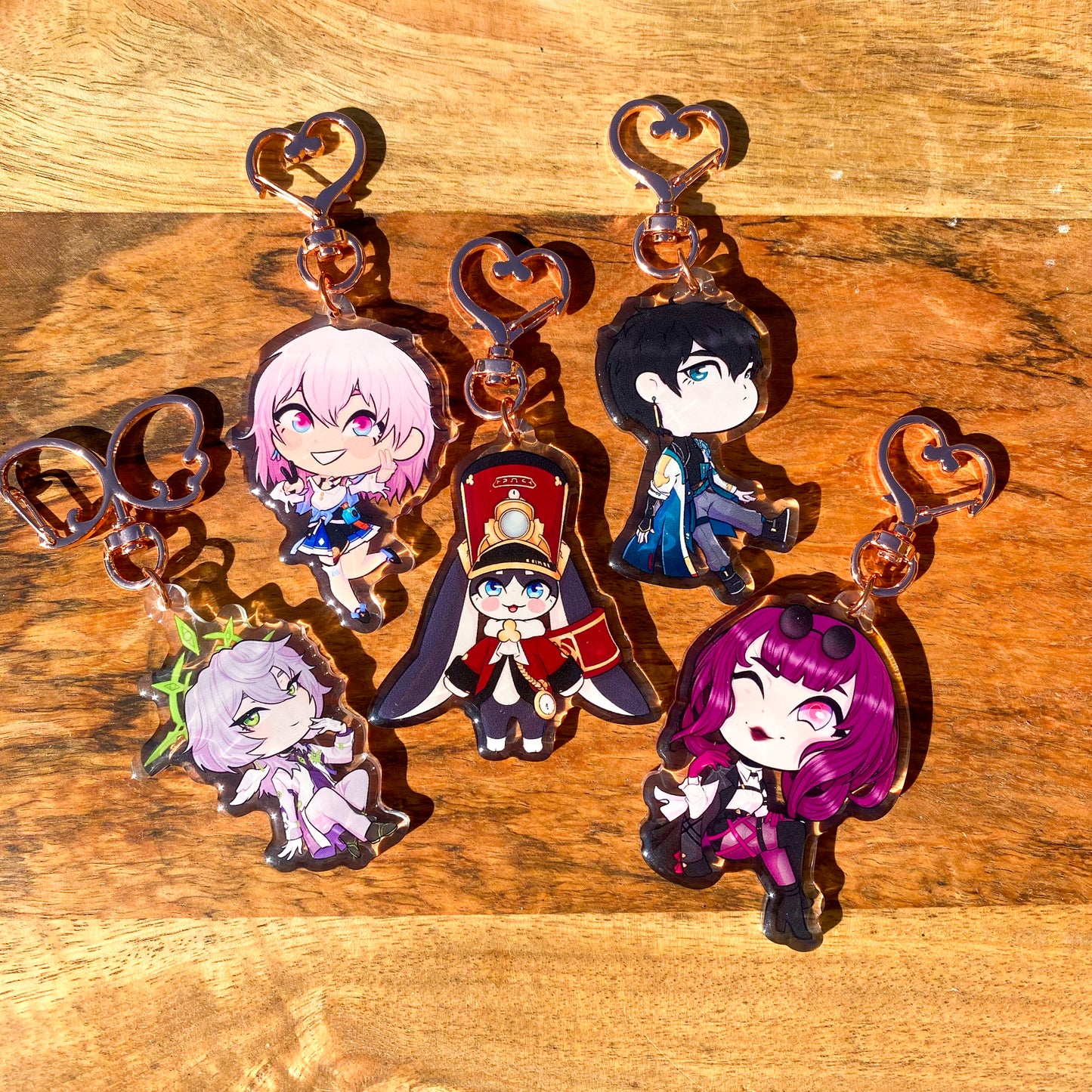 Honkai Star Rail Acrylic Keychains