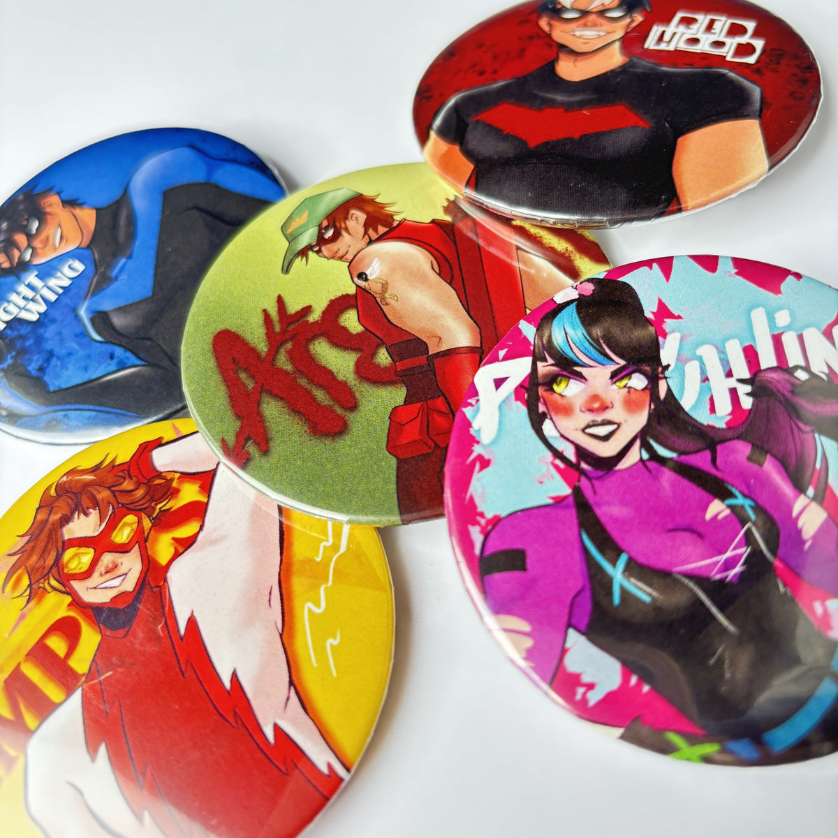 DC Round Badges