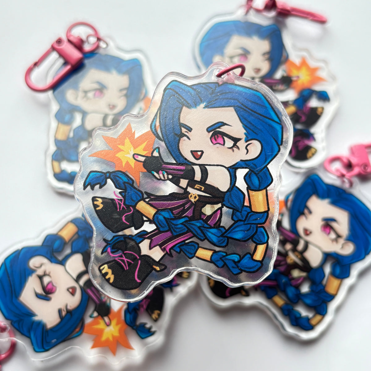 Jinx "BOOM" Acrylic Keychain