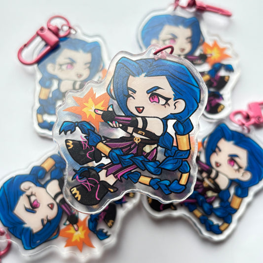 Jinx "BOOM" Acrylic Keychain