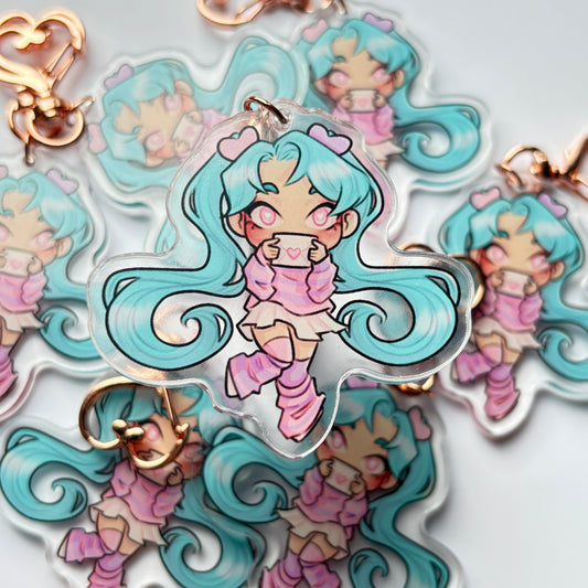 Love Letter Miku Acrylic Keychain
