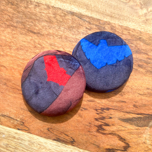DC Plush Tiddy Badges