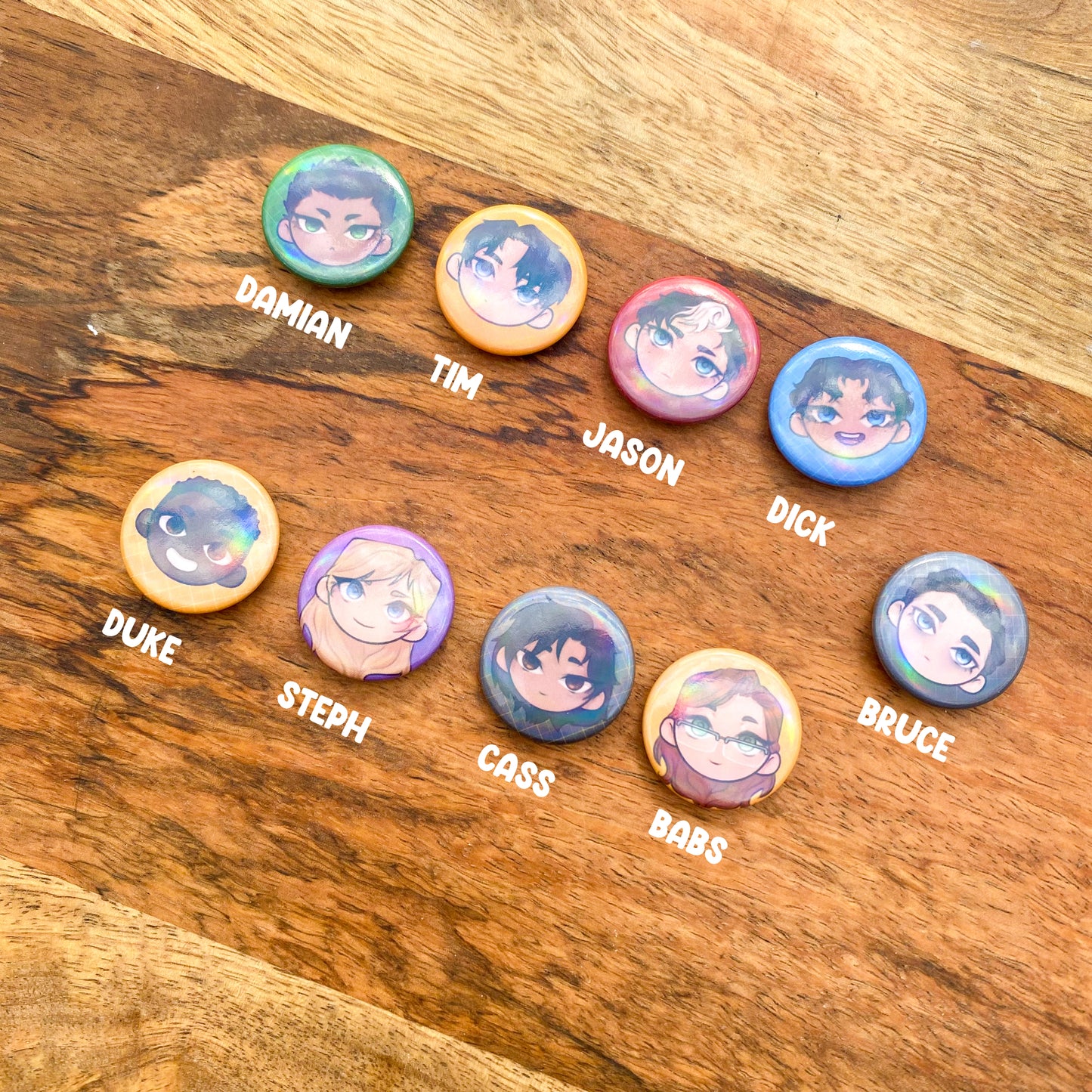 DC Mini Badges