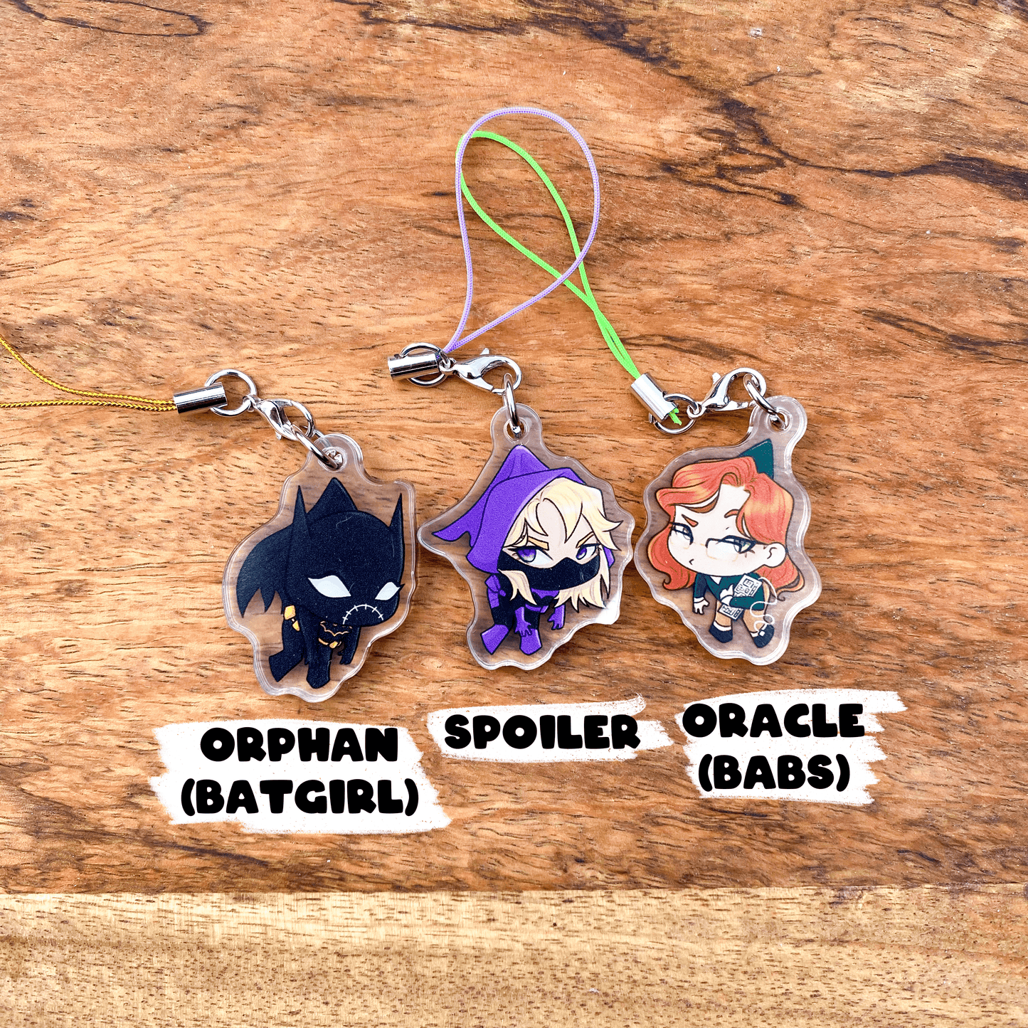PREORDER - DC Phone Charms