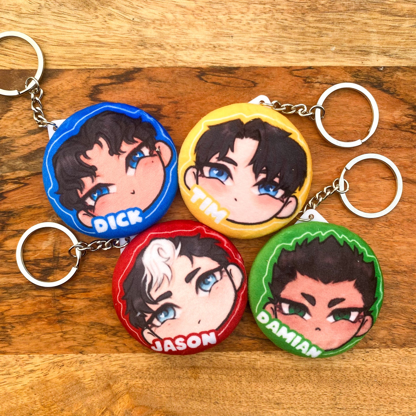 Batboys Mirror Keychains