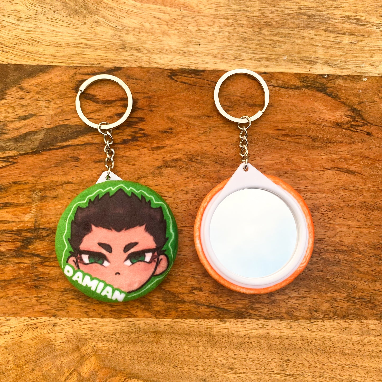 Batboys Mirror Keychains