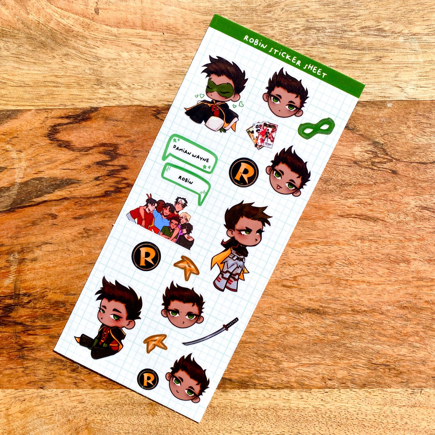 Batfam Sticker Sheets