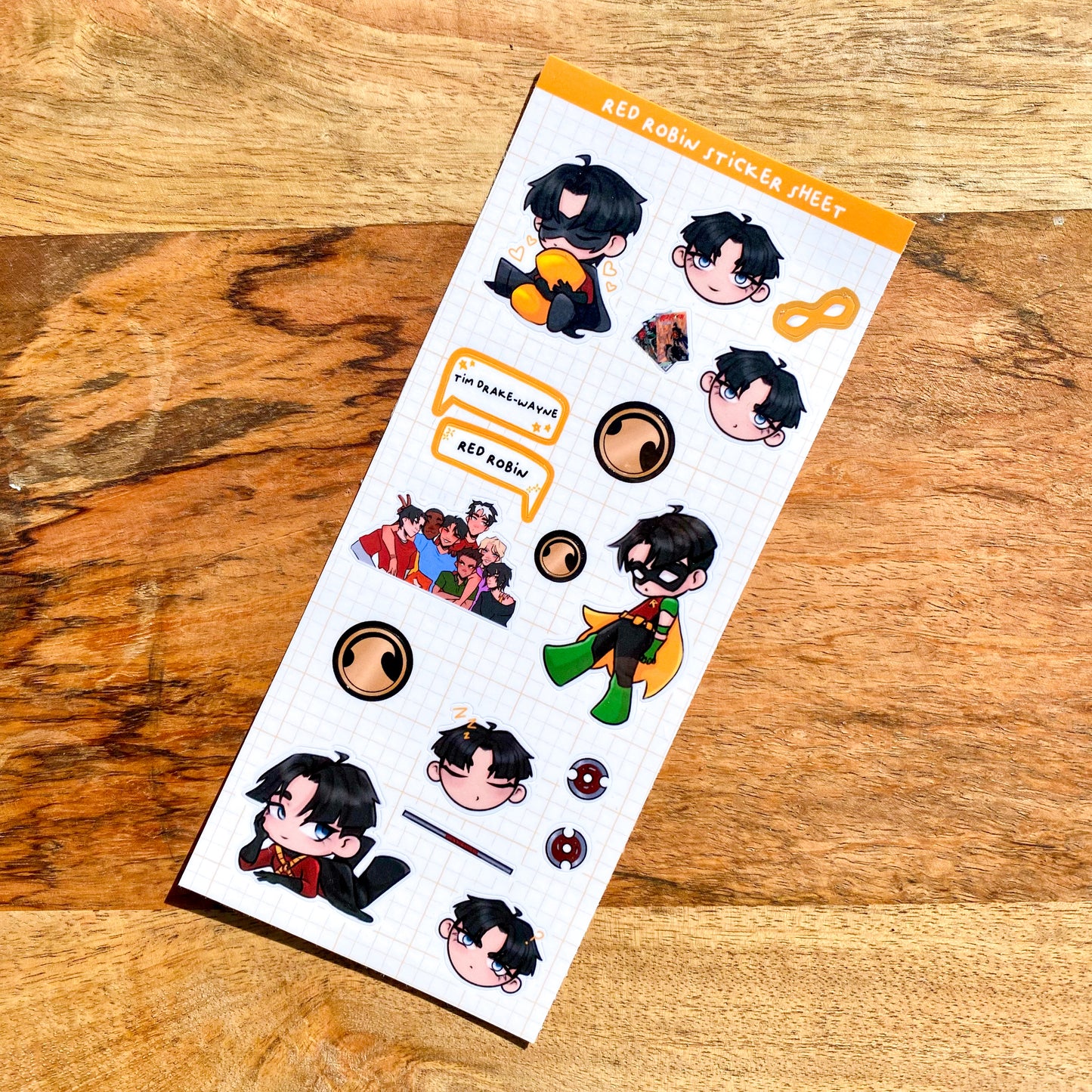 Batfam Sticker Sheets
