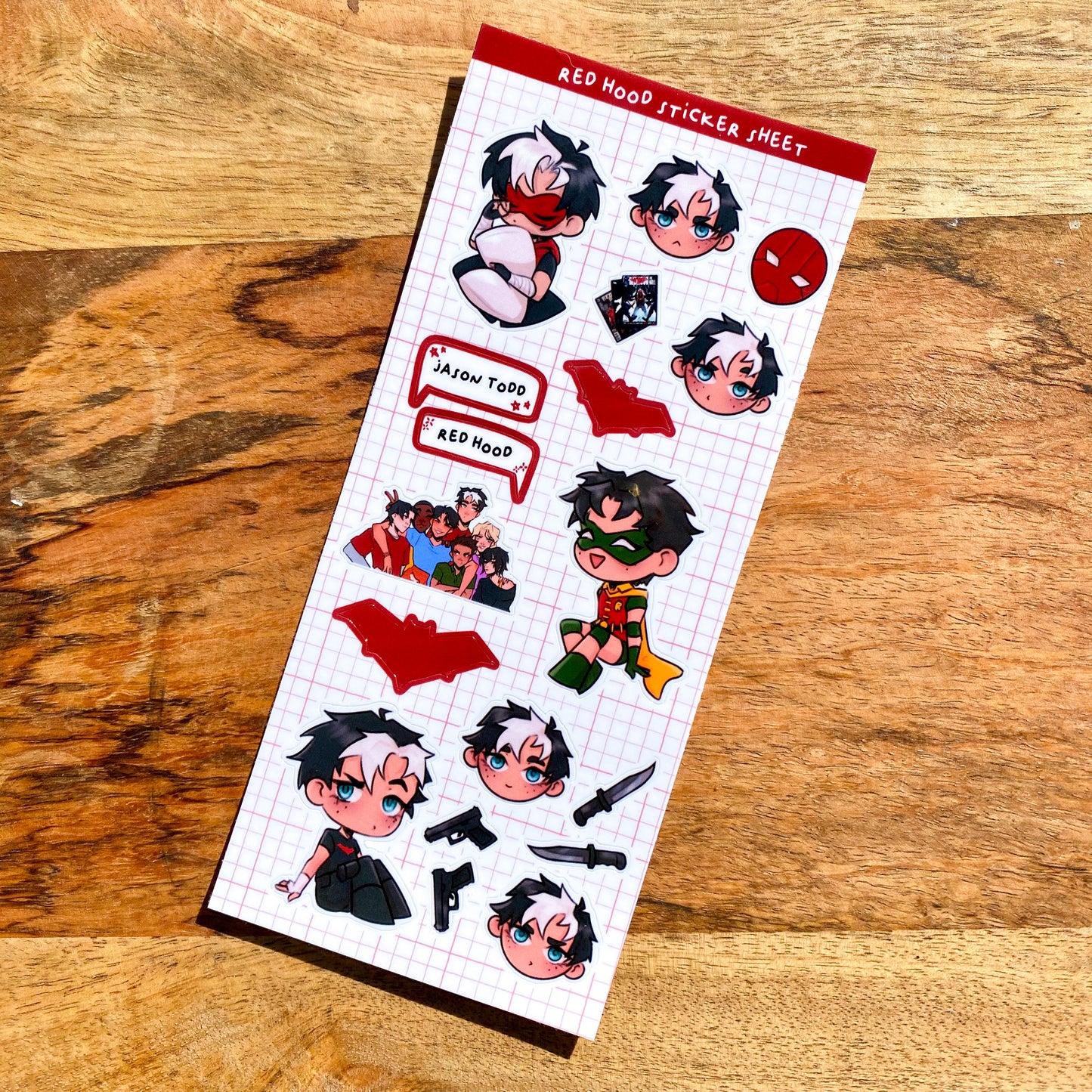 Batfam Sticker Sheets