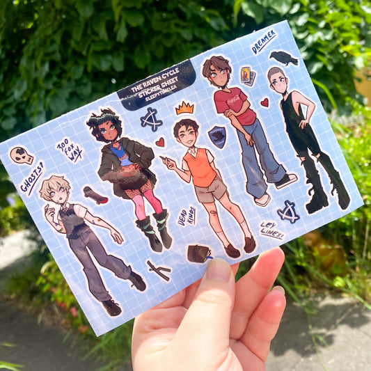 The Raven Cycle Sticker Sheet