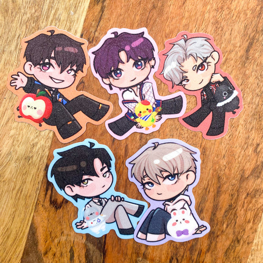 Love And Deepspace Glitter Stickers