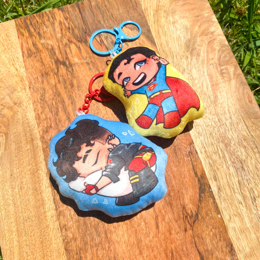 SuperFam Plush Pillow Keychains