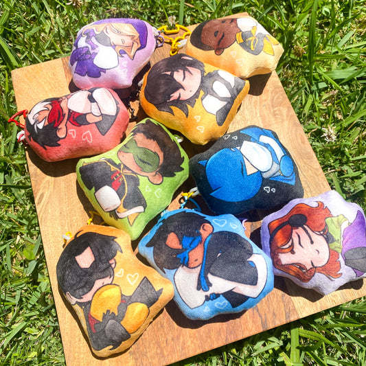 Batfam Plush Charms
