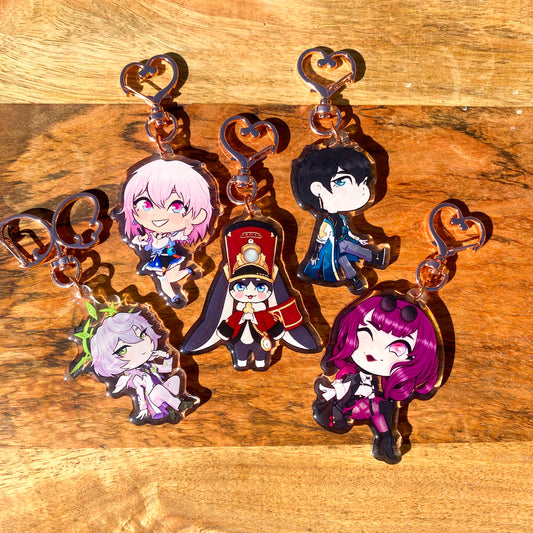 Honkai Star Rail Acrylic Keychains