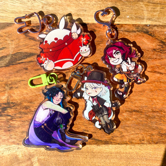 Genshin Acrylic Keychains